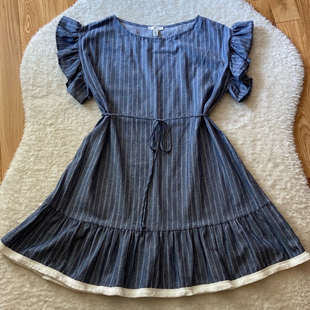 BP Blue Ruffle Dress